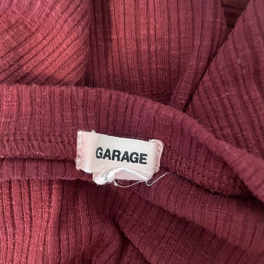 Garage Ribbed Lettuce Edge Tee - Picture 3 of 3